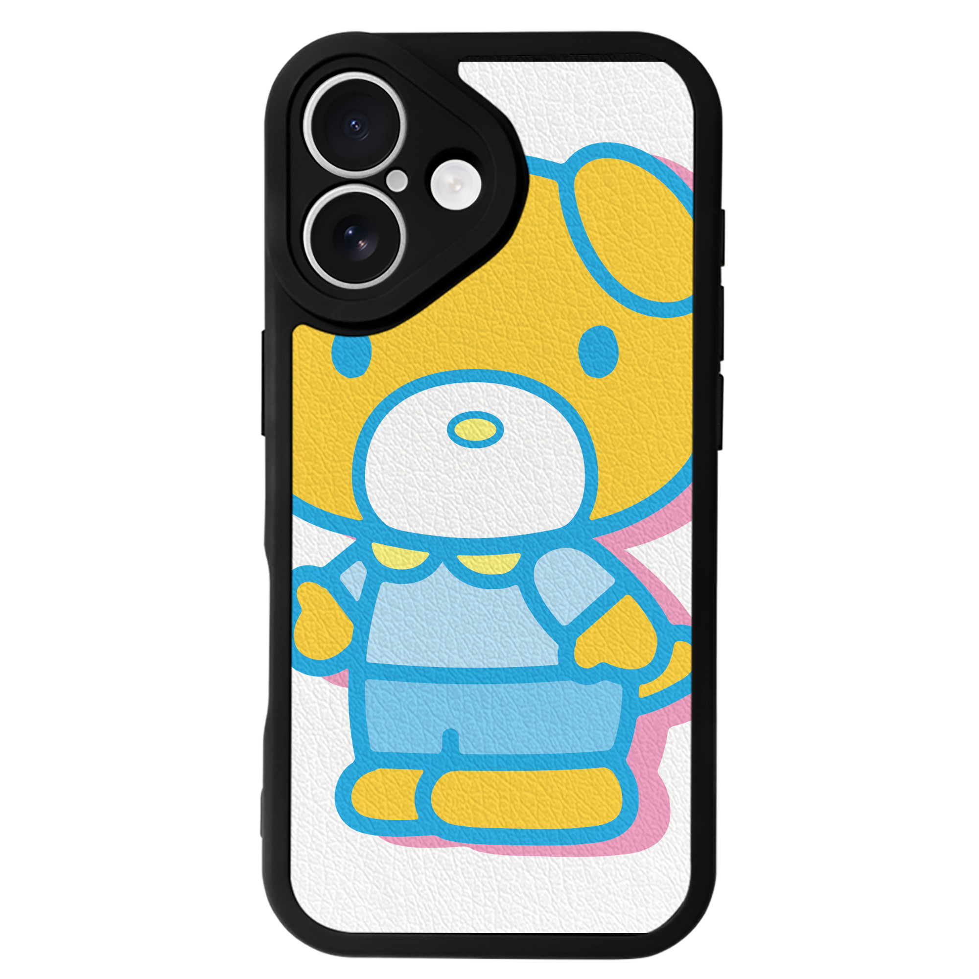 （画像用） Hello Kitty ハローキティ 【iPhone 16シリーズ対応】シリコンスマホケース（レザー調） 材質：シリコン